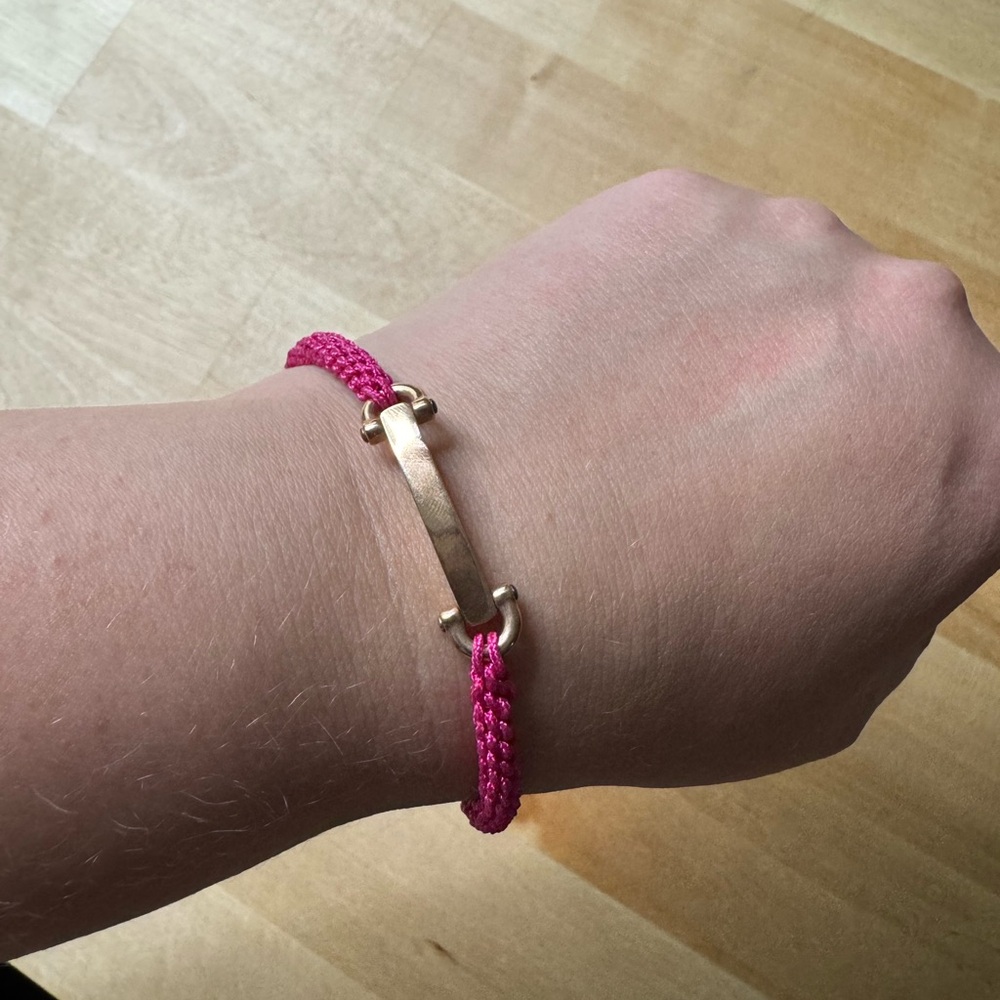 Fossil Bracelet - Pink and Rose Gold